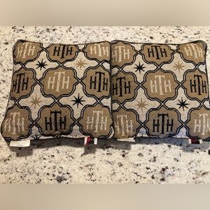 Hollywood tower hotel throw pillows